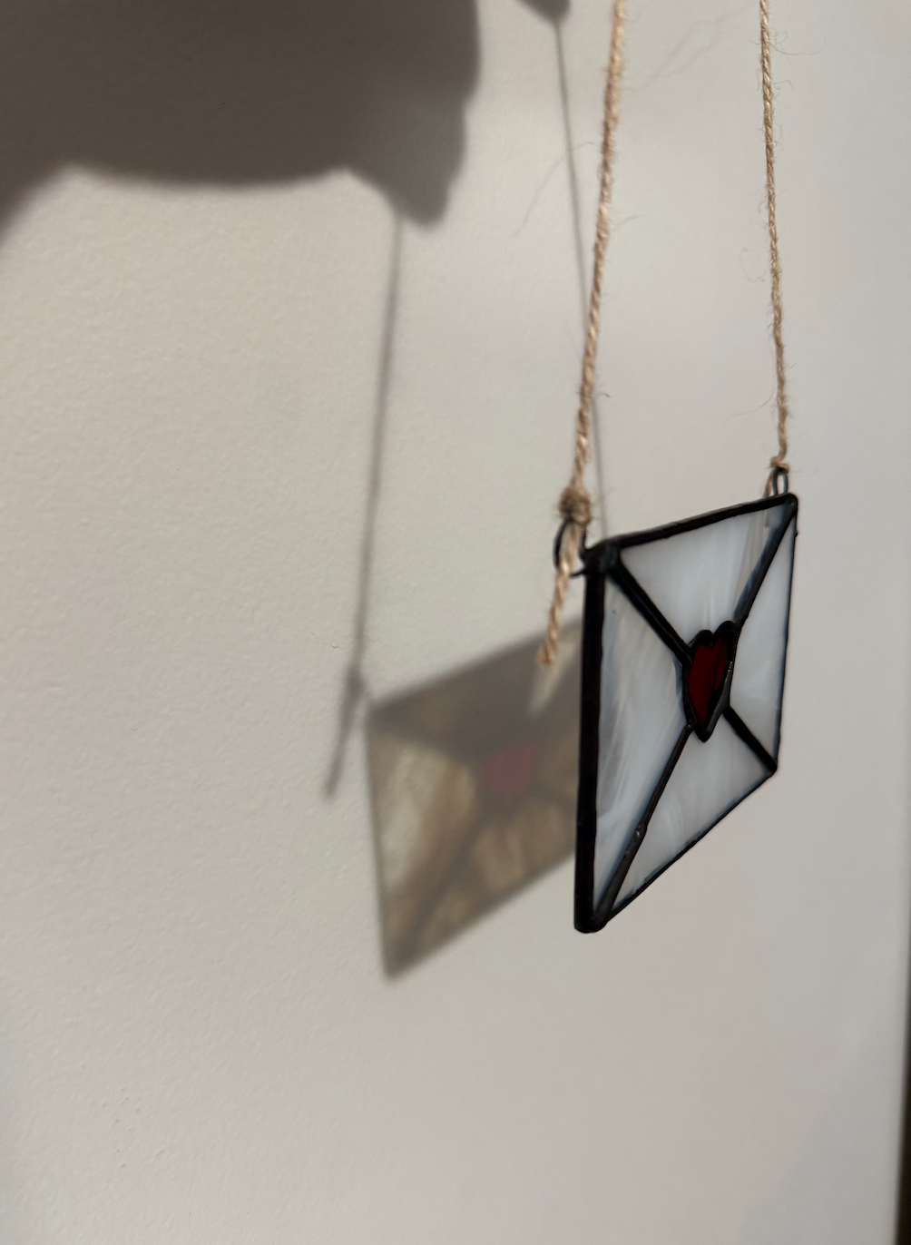 Love Letter Stained Glass Suncatcher (Mini)