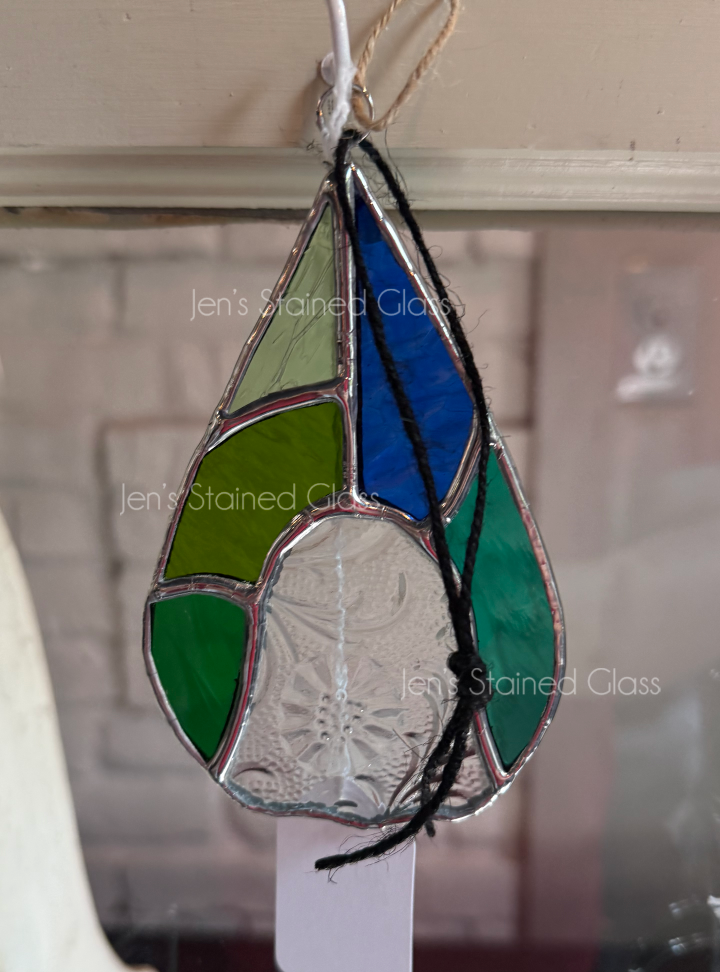 Spooky mini ghost teardrop